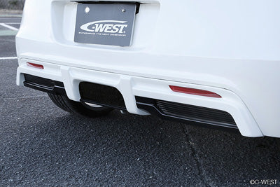 C-West | Rear Diffuser, Painted ABS for Honda CR-Z (ZF1 / ZF2) - photo 1