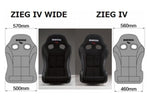 Vertex x Bride Zieg IV WIDE (Black with Super Aramid Black Carbon Shell) SPECIAL ORDER